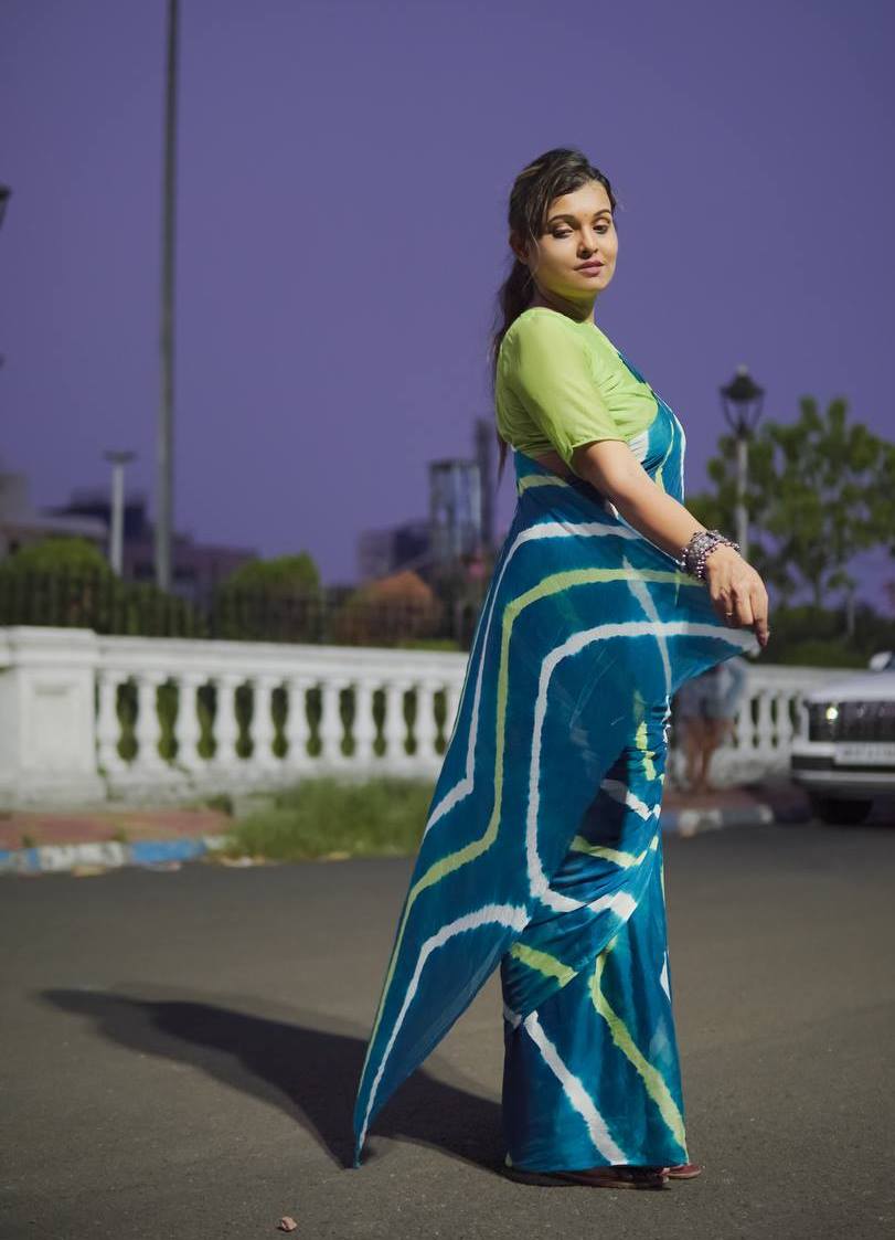 Sb Leheriya Chinon Saree - Amrah Wholesale