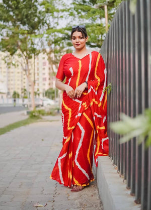 Sb Leheriya Chinon Saree - Amrah Wholesale