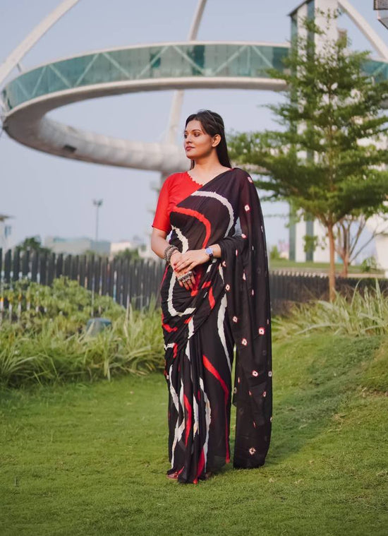 Sb Leheriya Chinon Saree