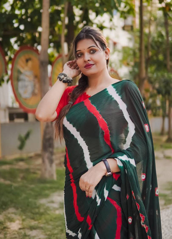 Sb Leheriya Chinon Saree - Amrah Wholesale