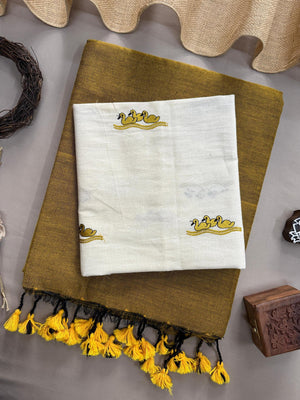 Sccf Boom V Khadi Cotton Saree Wholesale Surat