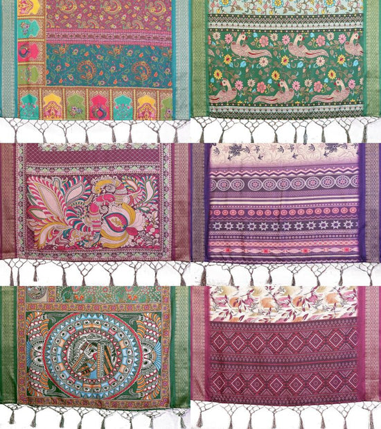 Schc Akshita A Cotton Silk Kalamkari Printed Saree