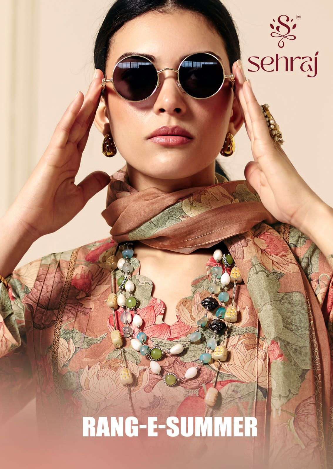 Sehraj Rang E Summer Premium Cotton Embroidered Dress Material