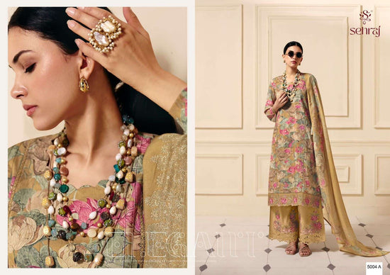 Sehraj Rang E Summer Premium Cotton Embroidered Dress Material