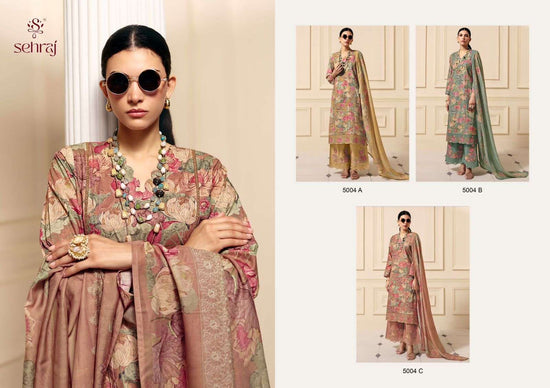 Sehraj Rang E Summer Premium Cotton Embroidered Dress Material