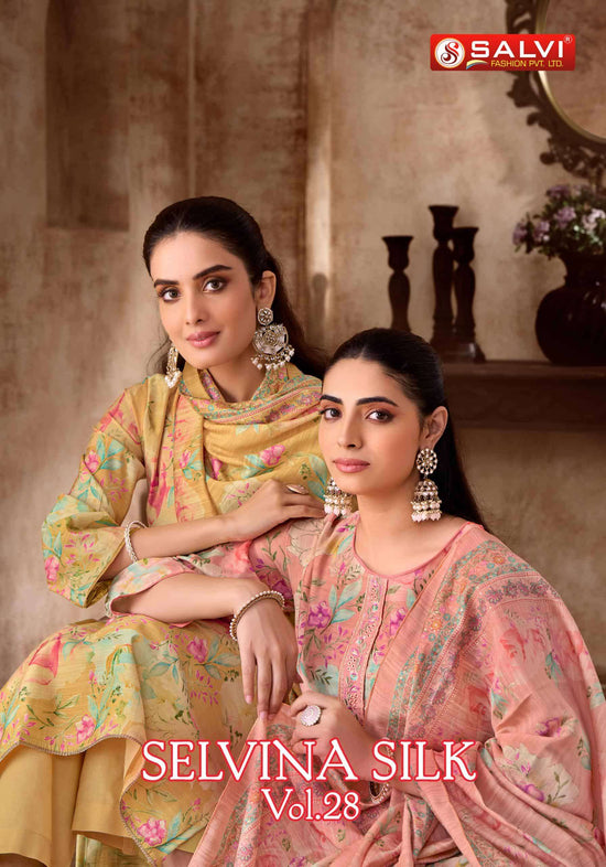 Selvina Silk Vol 28 Silk Salwar Suit Set - Amrah Wholesale