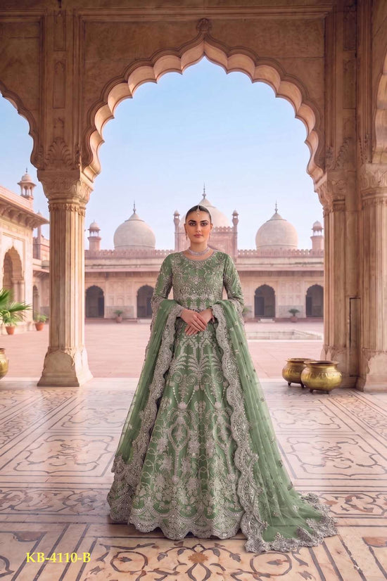 Senhora KB-4110 Net Embroidered Pakistani Suit
