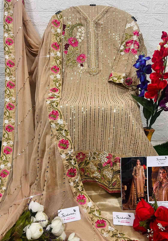 SERINE S-115 Faux Georgette Pakistani Suit