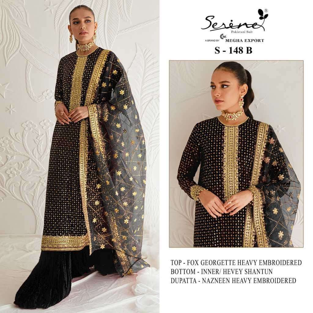 SERINE S-148 Faux Georgette Pakistani Suit