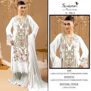 Serine S-946 Cambric Cotton Pakistani Suit