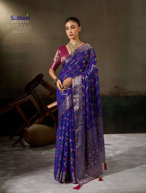 Sethnic Lifestyle Festive 142001 To 142005 Georgette Embroidery Saree