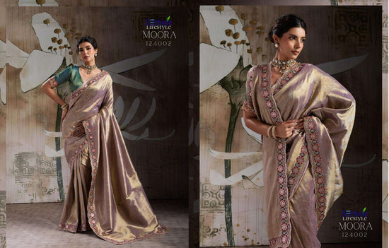 SETHNIC LIFESTYLE MOORA DESIRE 12401–12405 Banarasi Jacquard Silk Saree - Amrah Wholesale