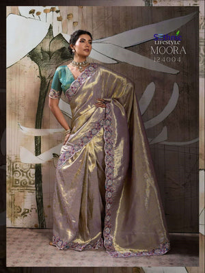 SETHNIC LIFESTYLE MOORA DESIRE 12401–12405 Banarasi Jacquard Silk Saree - Amrah Wholesale