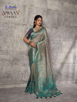 SETHNIC LIFESTYLE VAYAAN Silk Printed Sarees - Amrah Wholesale