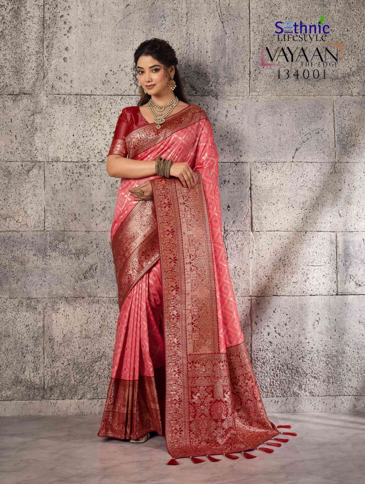 SETHNIC LIFESTYLE VAYAAN Silk Printed Sarees - Amrah Wholesale