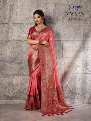 SETHNIC LIFESTYLE VAYAAN Silk Printed Sarees - Amrah Wholesale