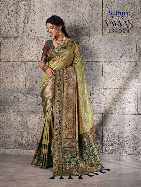 SETHNIC LIFESTYLE VAYAAN Silk Printed Sarees - Amrah Wholesale