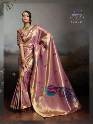 Sethnic Lifestyle Veeya Banarasi Jacquard Silk Saree - Amrah Wholesale