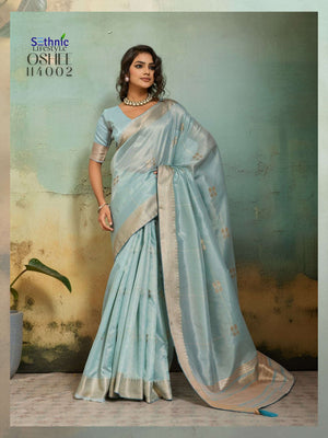 SETHNIC OSHEE 114001 TO 114004 Linen Saree Wholesale Collection