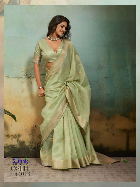 SETHNIC OSHEE 114001 TO 114004 Linen Saree Wholesale Collection