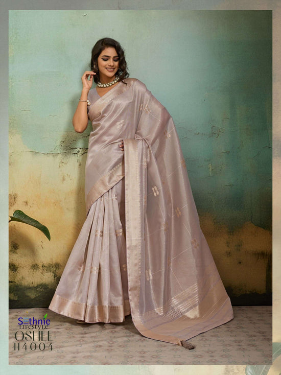 SETHNIC OSHEE 114001 TO 114004 Linen Saree Wholesale Collection