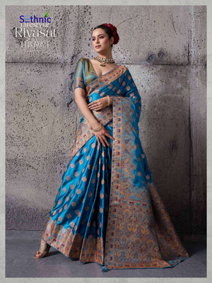 SETHNIC RIYASAT Satin Silk Saree
