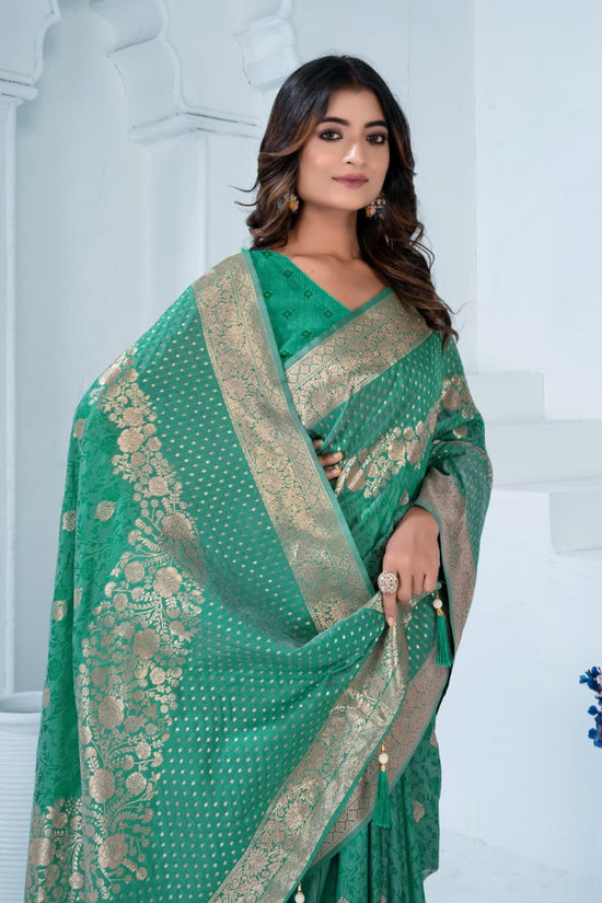 Sf Silk Vol 9 Banarasi Silk Jacquard Saree