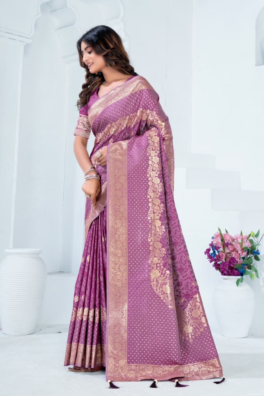 Sf Silk Vol 9 Banarasi Silk Jacquard Saree