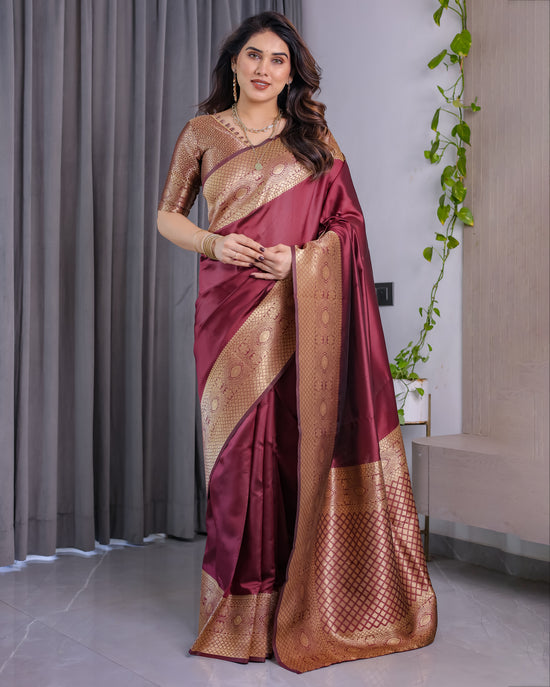 Amrah Wholesale Sh Jcq 01 Lichi Silk Saree