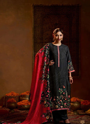 Shiddat Bell Rose 701 Viscose Organza Dress Material