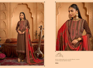 Shiddat Calista 101 Viscose Pashmina Dress Material