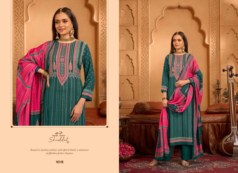 Shiddat Calista 101 Viscose Pashmina Dress Material