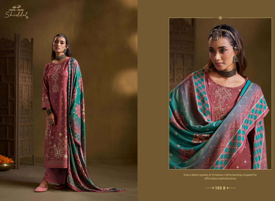 Shiddat Calista 105 Digital Printed Viscose Pashmina Dress Material