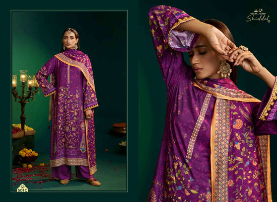 Shiddat Enzo 501 Viscose Muslin Dress Material