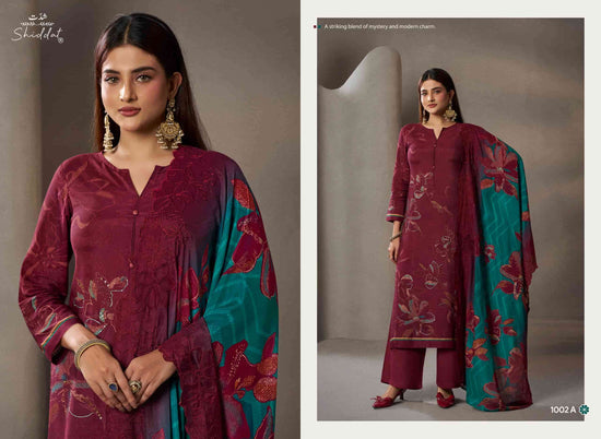 Shiddat Ikara 1002 Premium Designs Muslin Dress