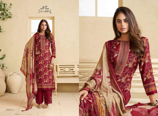 Shiddat Irina 1005 Muslin Dress Material