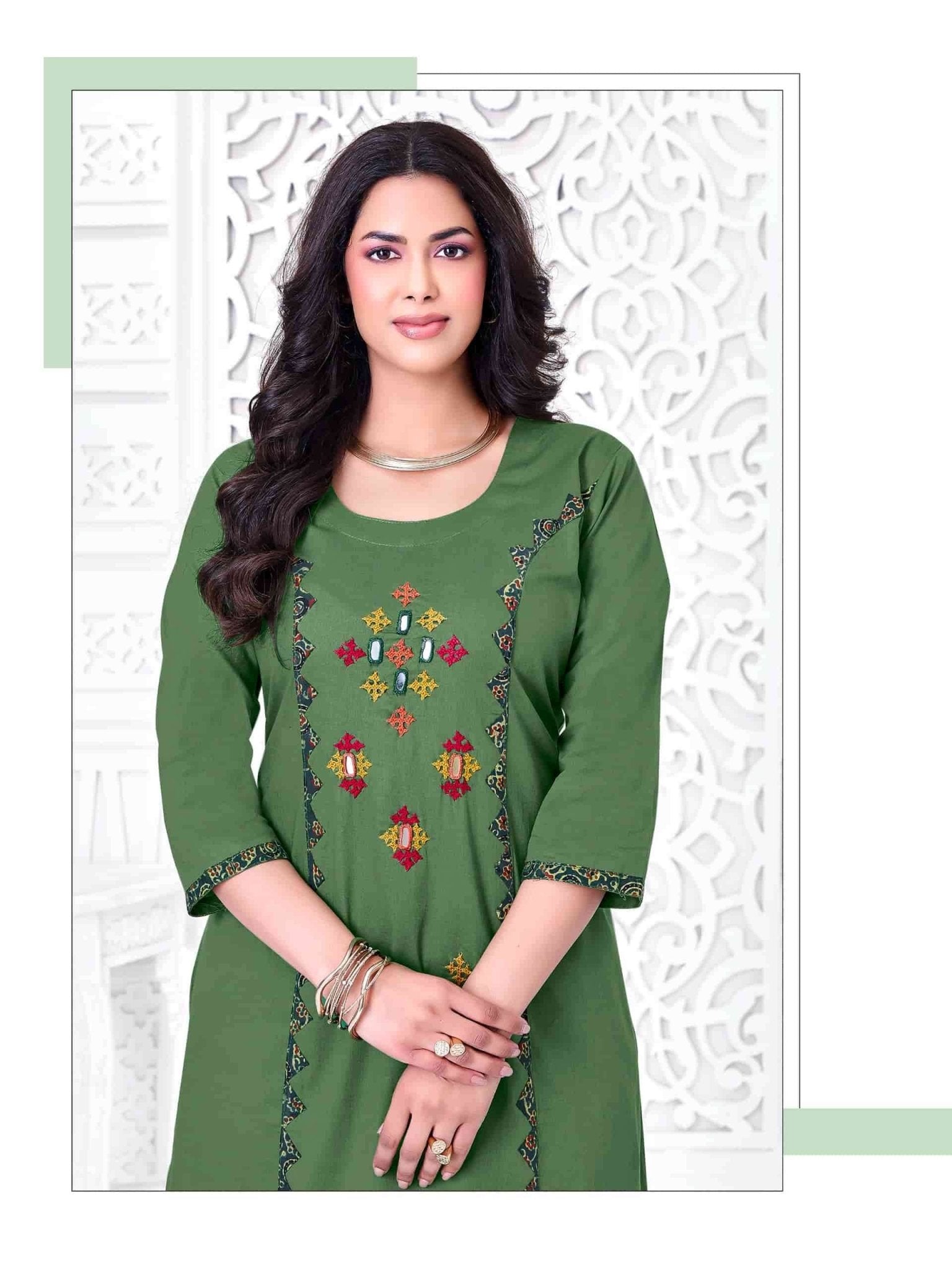 Shodashe Studio Anokhi Pure Gajji Cotton Kurti Pant Set - Amrah Wholesale