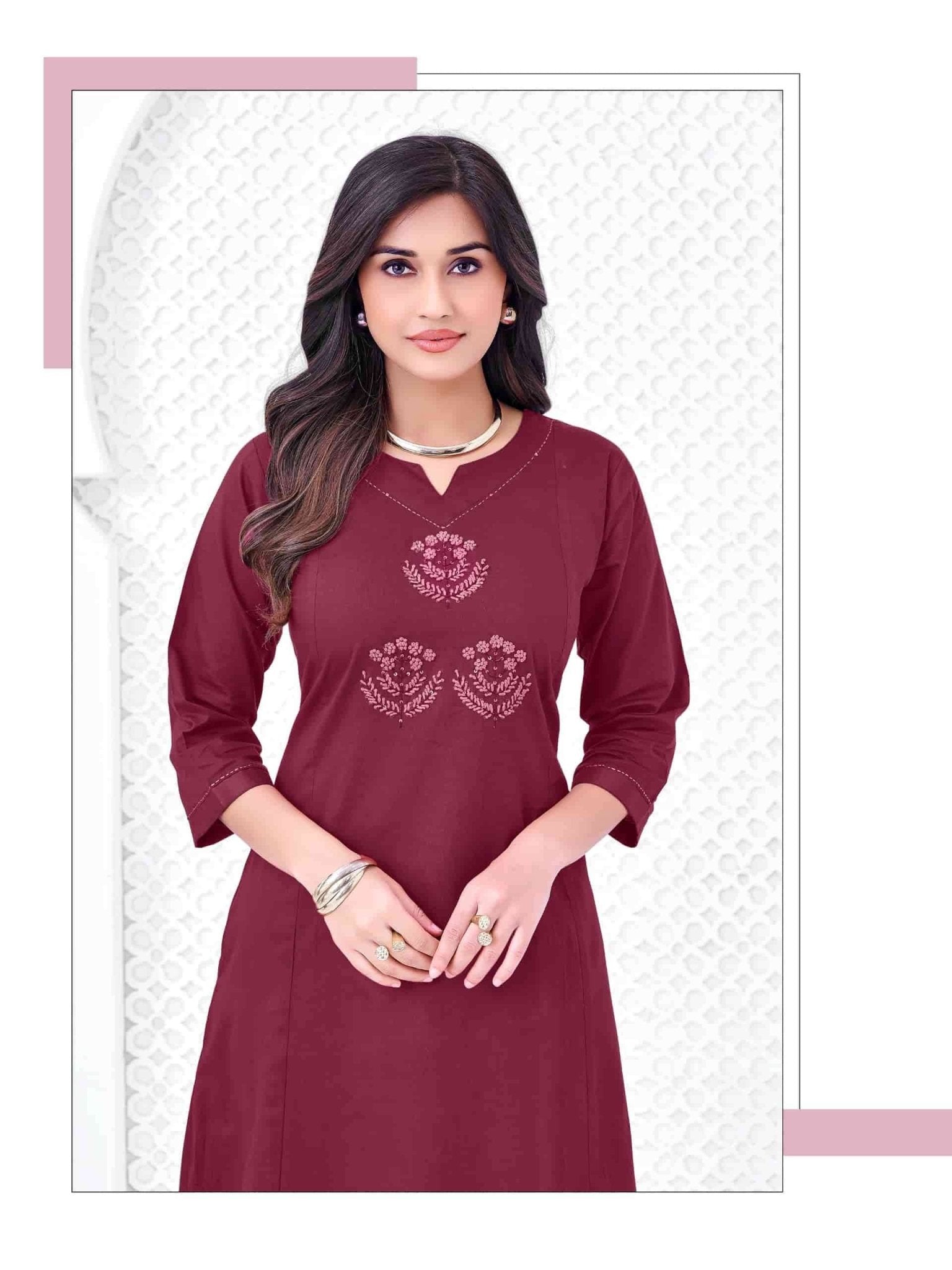 Shodashe Studio Anokhi Pure Gajji Cotton Kurti Pant Set - Amrah Wholesale