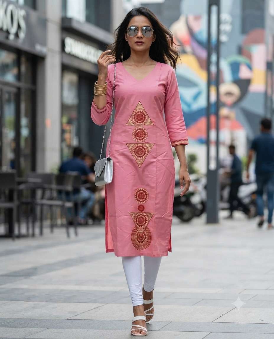 Shodashe Studio Butterfly Vol 2 Roman Silk Kurti - Amrah Wholesale