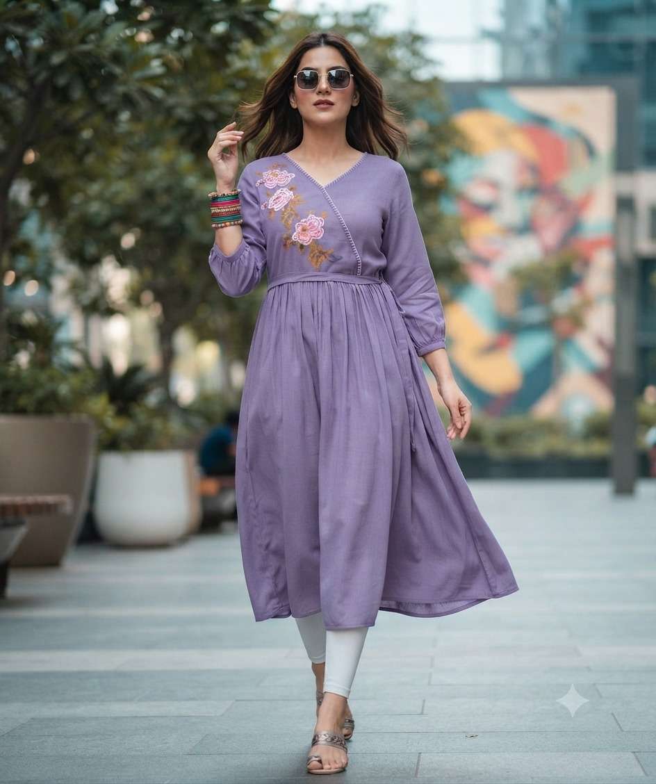 Shodashe Studio Golden Feel Heavy Rayon Ladies Kurti Collection