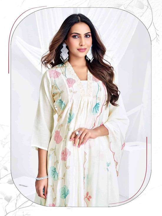 Shodashe Studio Madhubala Mal Chanderi Designer Salwar Suit Set - Amrah Wholesale