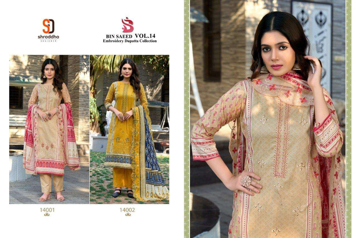 Shraddha Designer Bin Saeed Vol-14