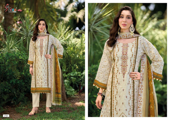 Shree Fab Bin Saeed Lawn Cotton Printed Pakistani Suit - Amrah Wholesale