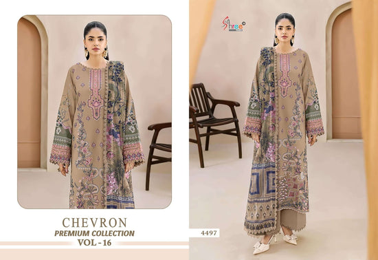 Shree Fab Chevron Premium Collection Vol-16 Cotton Pakistani Suit - Amrah Wholesale