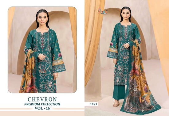 Shree Fab Chevron Premium Collection Vol-16 Cotton Pakistani Suit - Amrah Wholesale