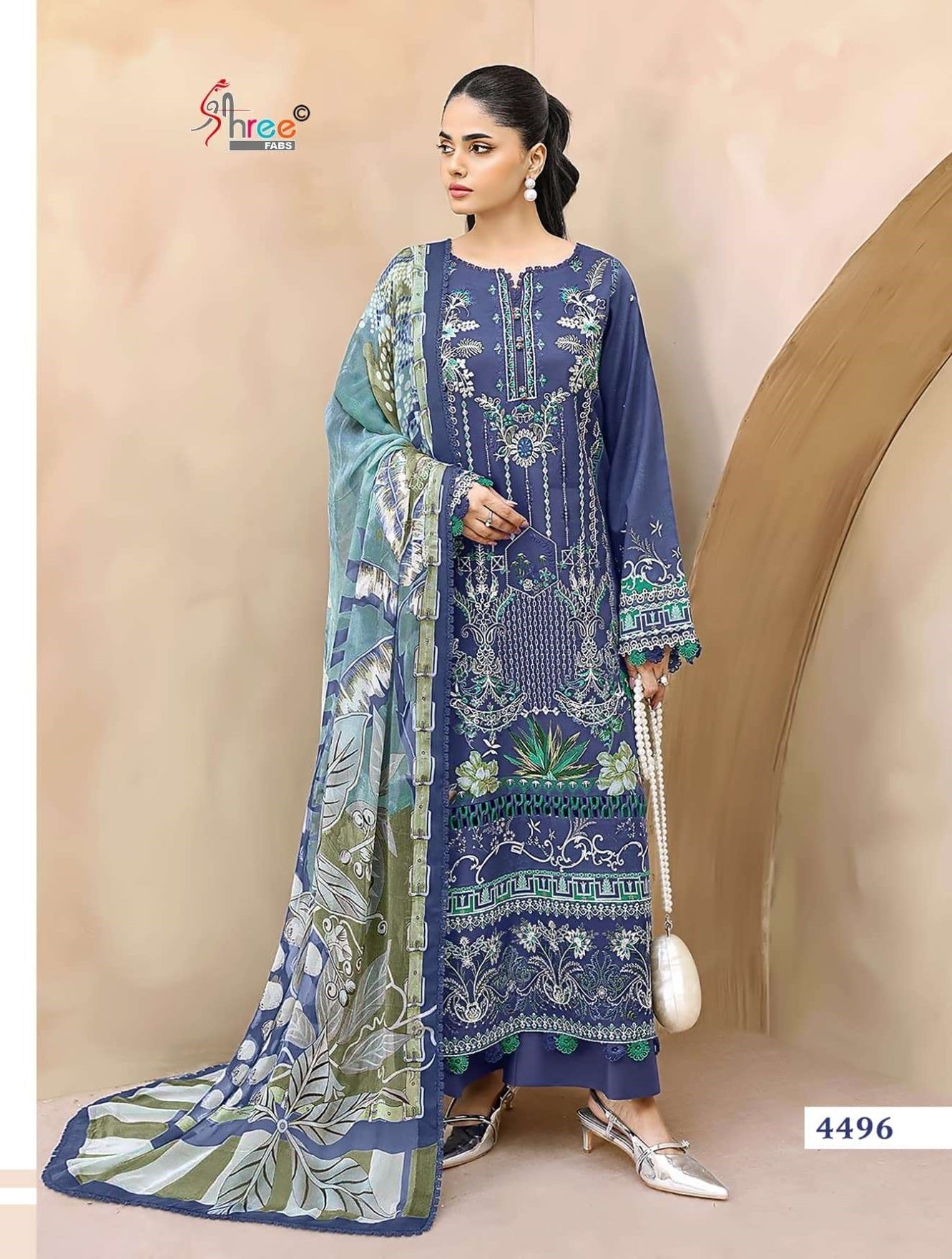 Shree Fab Chevron Premium Collection Vol-16 Cotton Pakistani Suit - Amrah Wholesale