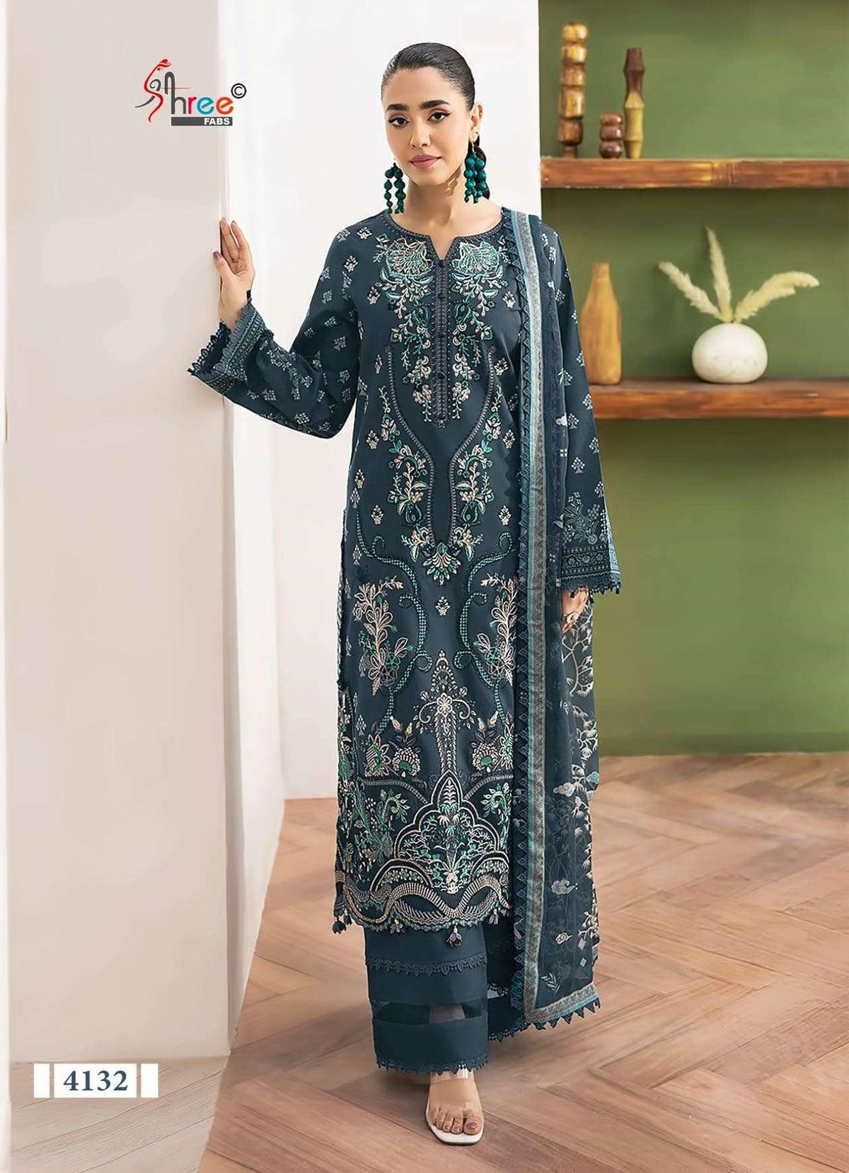 Shree Fab Chevron Premium Collection Vol - 15 Dress Material - Amrah Wholesale