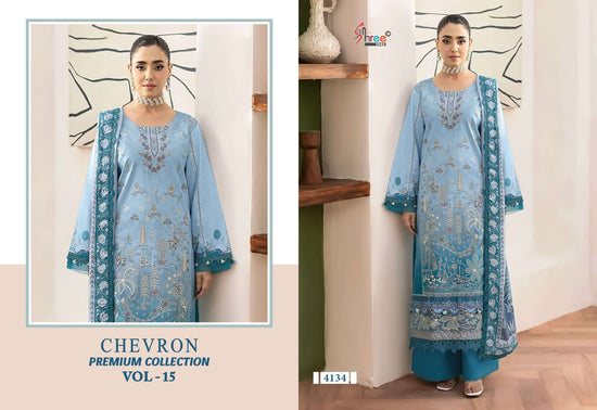 Shree Fab Chevron Premium Collection Vol - 15 Dress Material - Amrah Wholesale
