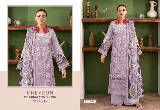 Shree Fab Chevron Premium Collection Vol - 15 Dress Material - Amrah Wholesale