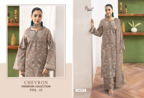 Shree Fab Chevron Premium Collection Vol - 15 Dress Material - Amrah Wholesale